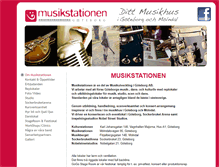 Tablet Screenshot of musikstationen.com
